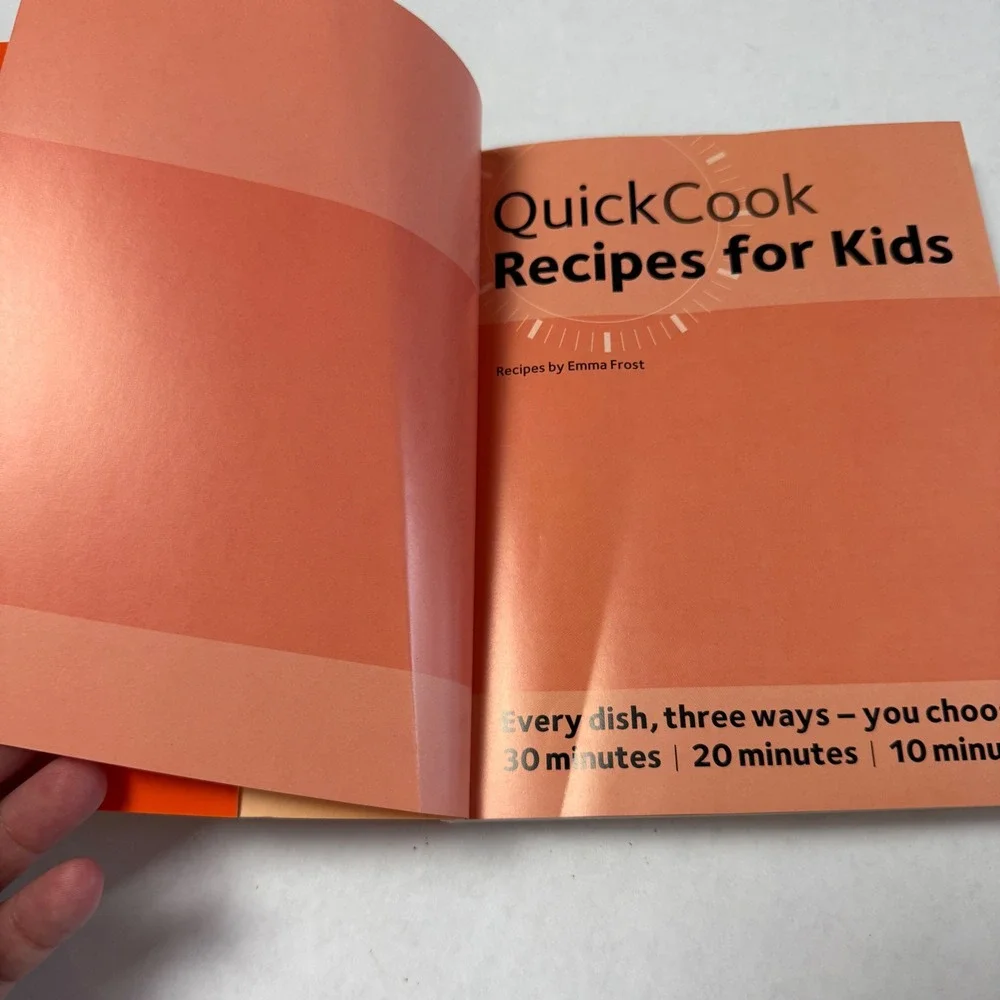 QuickCook Cooking for Kids Emma Frost Paperback Cookbook 10 20 30 Minute Recipes